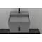 Castello Usa Amazon 24-inch Gray Vanity Set with Gray Top and Black Handles CB-MC-24G-BL-2056-GR - alternate 7